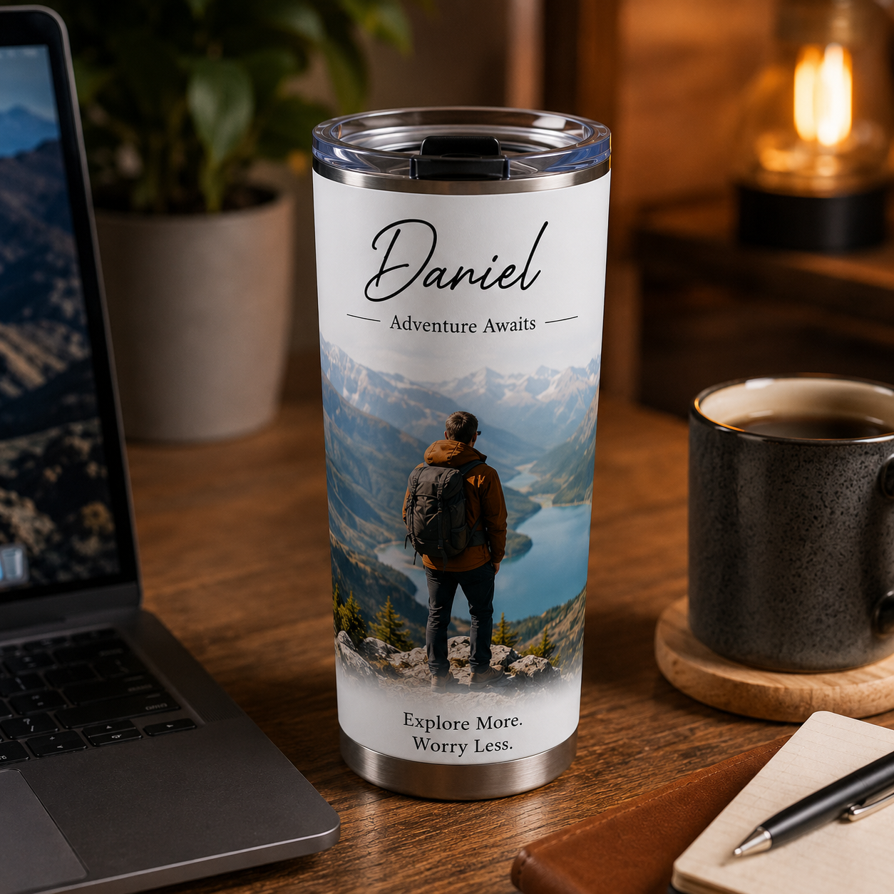 Custom UV Printed Tumbler — Personalized with Your Photo, Name or Design